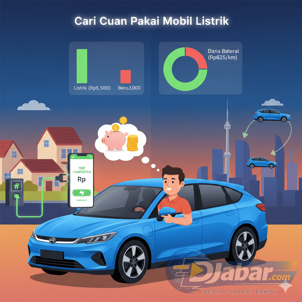Apakah Mobil Listrik Benar-benar Cocok untuk Driver Online Sampingan Bedah Fakta & Angkanya!