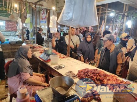 Motoran Pantau Jalur Mudik, Bupati Dian Rachmat Temukan Harga Daging Sapi Tembus Rp170 Ribu